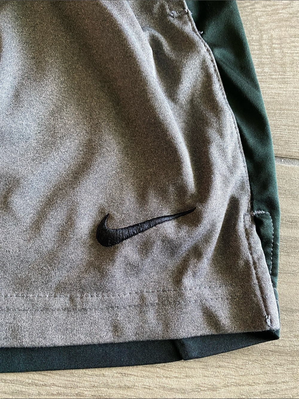 Nike Dr-Fit Boys Athletic Short - Lot of 2 - Black/Gray/White - Picture 3 of 7